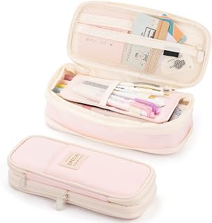 KASTWAVE KASTWAVE Large Capacity Pencil Case Cosmetic Bag Large Capacity Storage Bag With Zipper