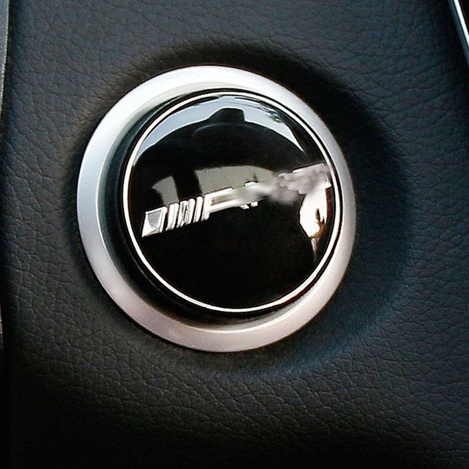 LCWLJL for Mercedes-Benz Interior Accessories Engine Start Stop Button Cover Ignition Button Cap Metal Decal Sticker for AMG C E S M CLA CLS GLA GLC GLE GLK GLS Class