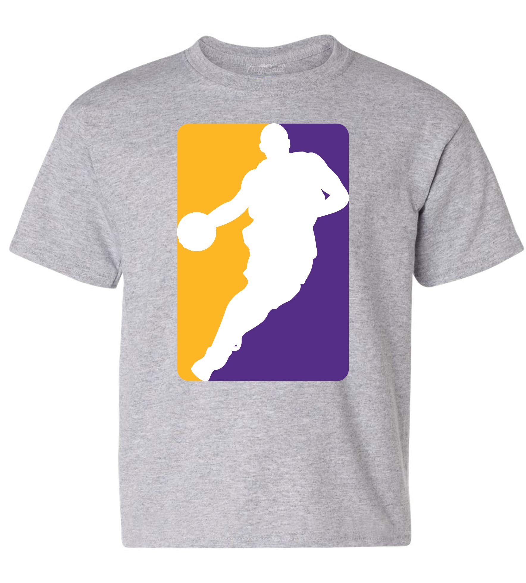 NuffSaid Youth Kobe National Basketball Logo Memorial T-Shirt - Kids Farewell Mamba 24 Tribute Tee