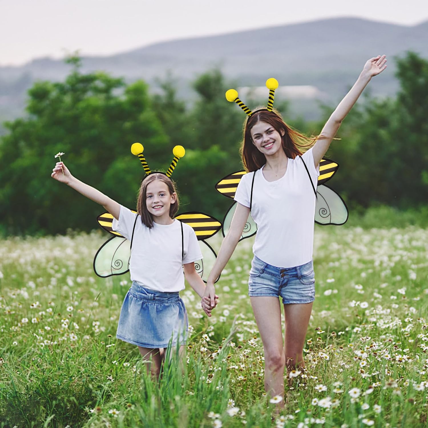 Fairy Wings Adult Women Halloween Fairy Costume for Women Accessories Butterfly Ladybug Bee Cosplay Fairy Costume Angel Wings