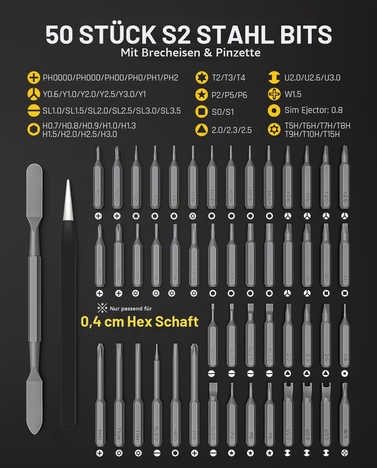 Fanttik S2 Pro 3,7V Elektroschrauber & E2 Ultra 3.7V Mini Elektro Schraubendreher Set