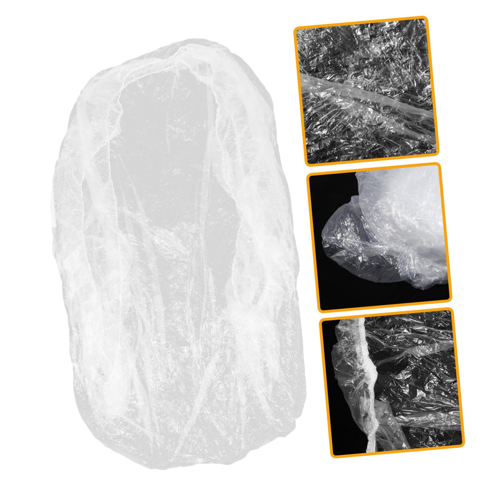 SOLUSTRE Car Safety Cover Easy-on Rainproof Auto Cover Pe Film Car Shield Universal 660x380cm — view 7