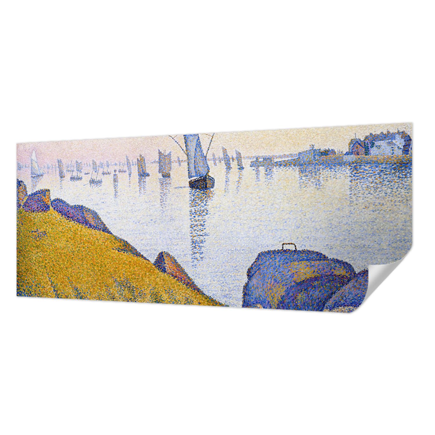 Revêtement mural autocollant pour chambre à coucher Reflet de la voile