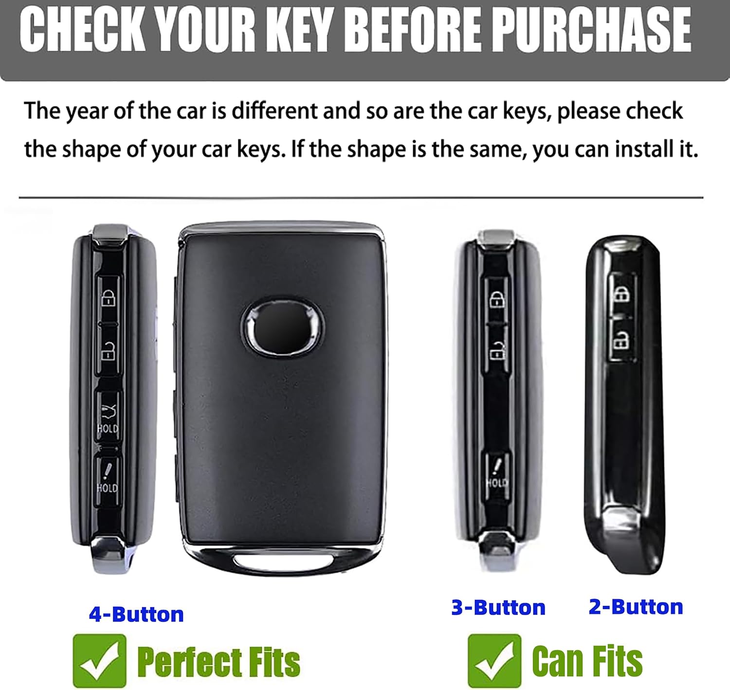 Genuine Leather Remote Key Case Cover Protector Comaptible with Mazda 3, Mazda 6, CX-5, CX-50, CX-3, CX-30, CX-9, CX-90, CX-70, 4-Button (White)