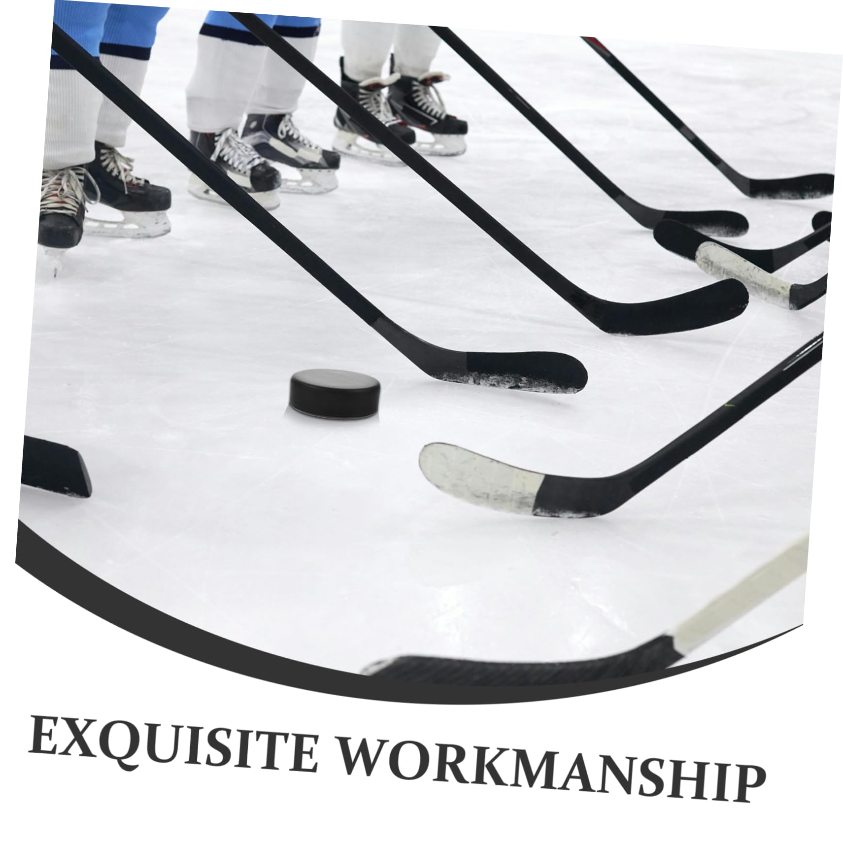 BESPORTBLE Palet Rondelle De Hockey sur Glace pour La Pratique Match De Hockey Bâche De Hockey Rondelle De Course De Hockey sur Glace Air-Hockey Black Unité Centrale