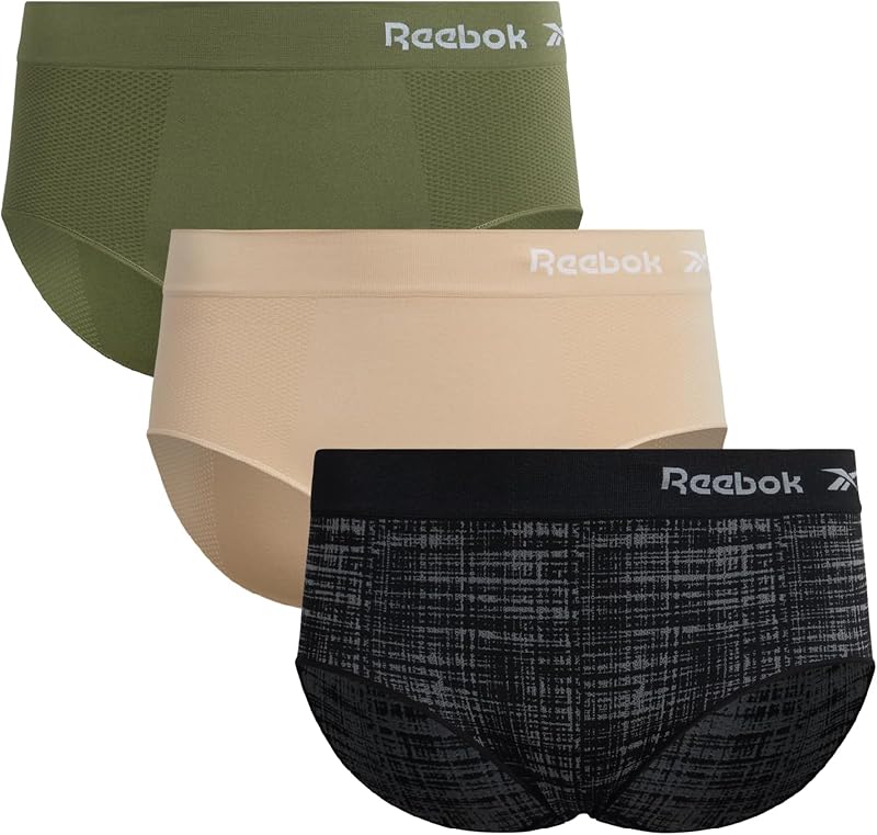 Womens Hipster Underwear - 3/6 Pack Plus Size Performance Tag Free Hipster Panties Seamless Underwear for Women