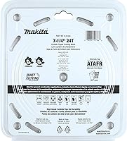 Vista 7 de Makita B-61656 7-1/4" 24T - Hoja de sierra circular de máxima eficiencia con punta de carburo, encuadre
