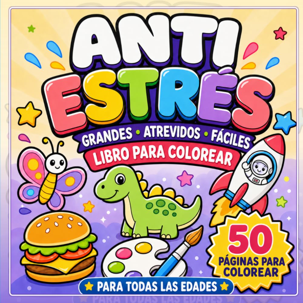 Libro para Colorear Antiestrés