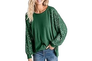 Shimmering Green Sequin Shirt: Sparkle in Style