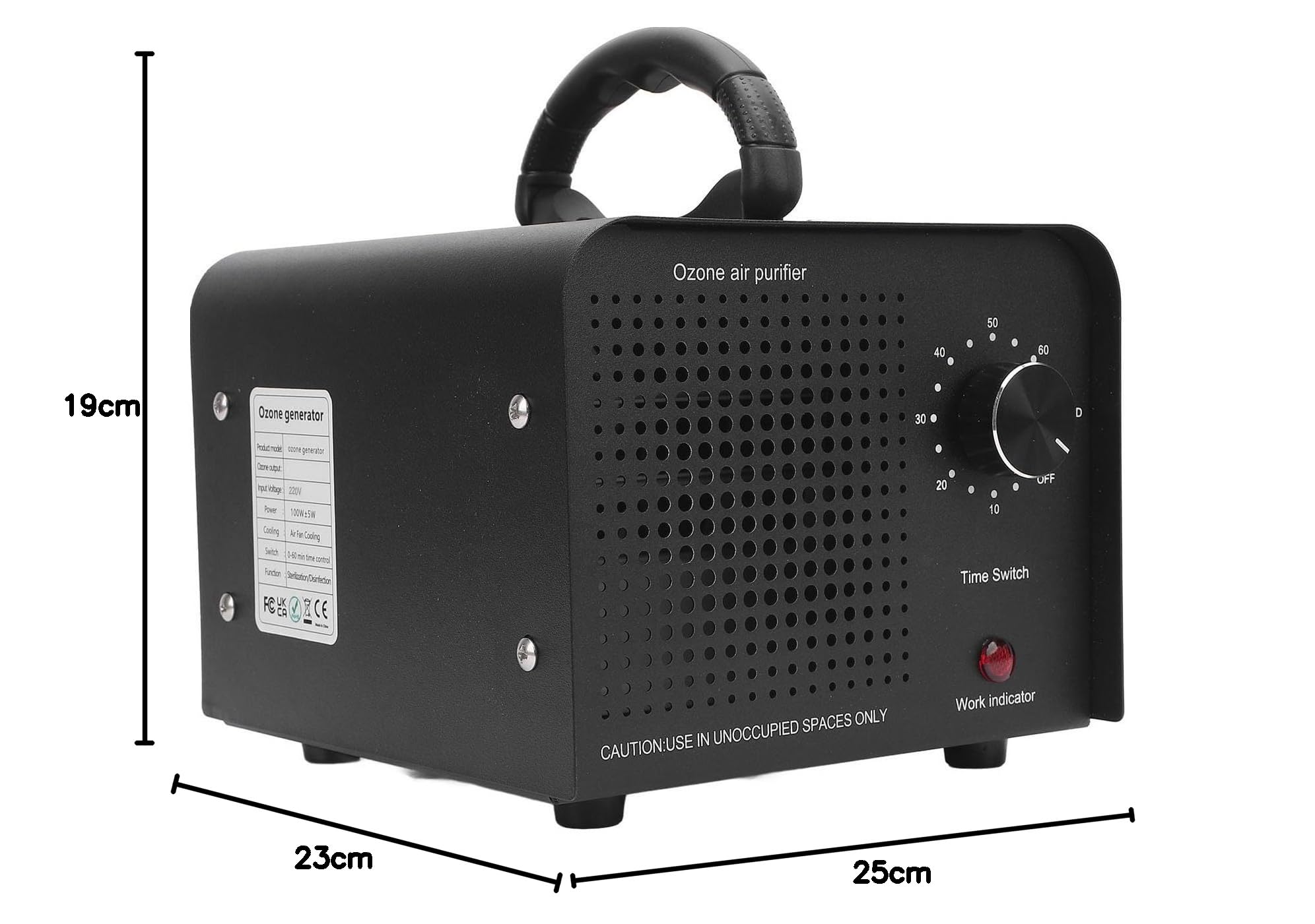 Máquina de eliminación de olores, generador para eliminación de olores, acero inoxidable, desodorante, desodorante, siminador de olores, para concesionario de coches, humo, Pet House 2000 hasta 4500