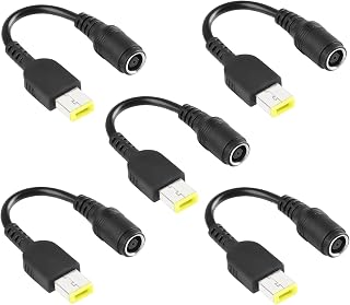 Purpleleaf Power Supply Converter Charger Cable Adapter For Lenovo ThinkPad X1 Carbon 0B47046 Laptop Lenovo Ideapad Yoga 11, 11s, 13, 2 Pro, Flex 14, 15; Lenovo ThinkPad Helix, x240, Carbon X1 (5 Pack)