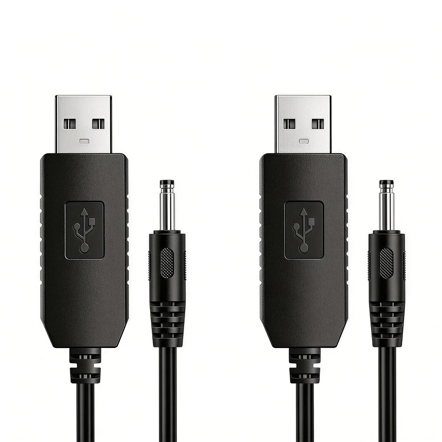 2 шт. кабеля-преобразователь напряжения 5 В USB в 12 В DC5521, USB-A в DC, 5,5 x 2,1 мм, штекер, преобразователь напряжения для но