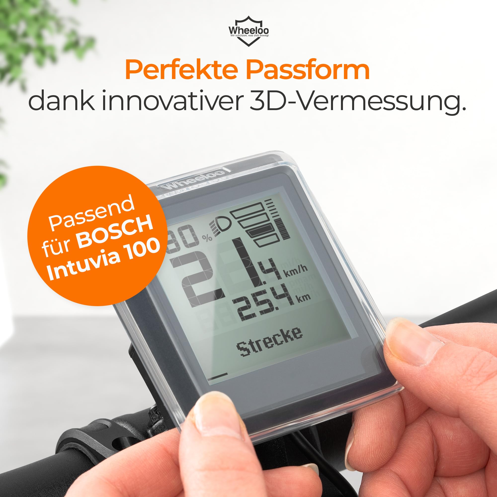 2er Set Transparente Schutzhüllen für Bosch LED Remote & Intuvia 100 I Ebike Display Schutzhülle I E Bike Displayschutz Abdeckung wasserabweisend I E-Bike Zubehör Regenschutz Hülle Fahrrad I WHEELOO Sport