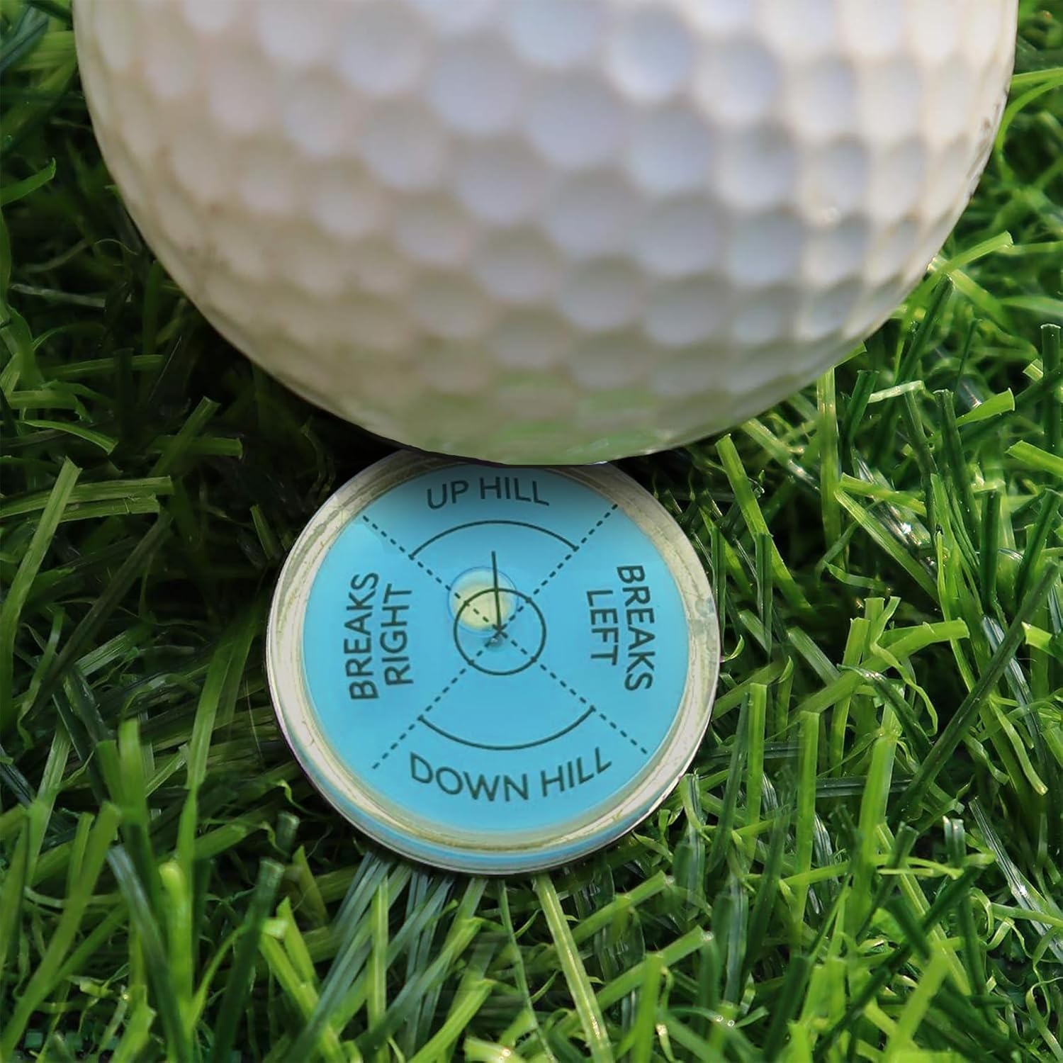 Fraser Fitness Marcador de golf de alta precisión con nivel de burbuja