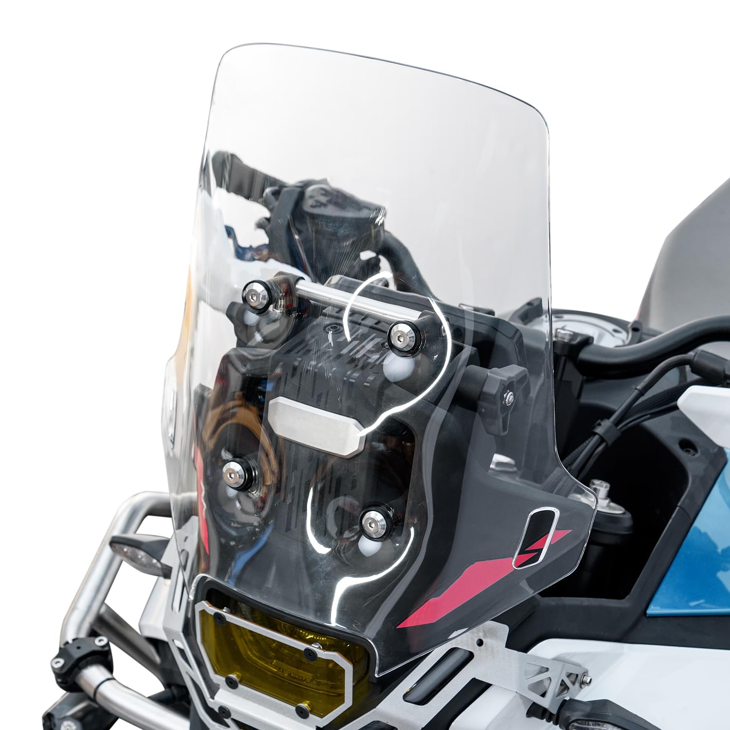 Parabrezza per moto adatto per 450MT 450 MT 2024 2025 visiera deflettore vento doppia bolla, trasparente