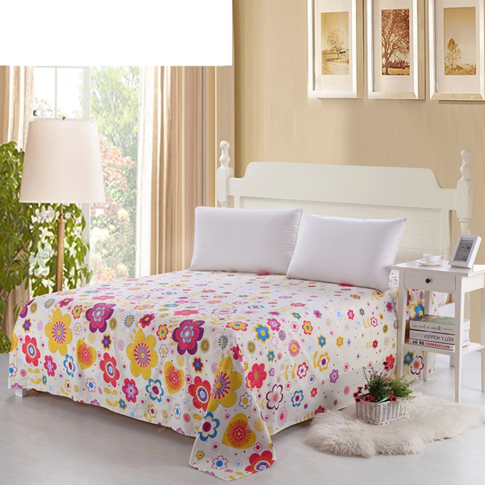 Drap en coton et lin infroissable 160x230 contre les plis