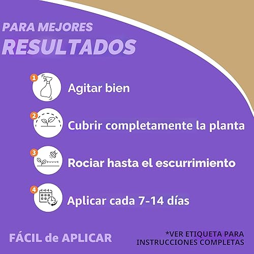 Miniatura 7 de Bonide Captain Jack's Aceite de Neem, 32 oz Spray Listo para Usar, Fungicida, Insecticida y Miticida Multiusos para Jardinería Orgánica