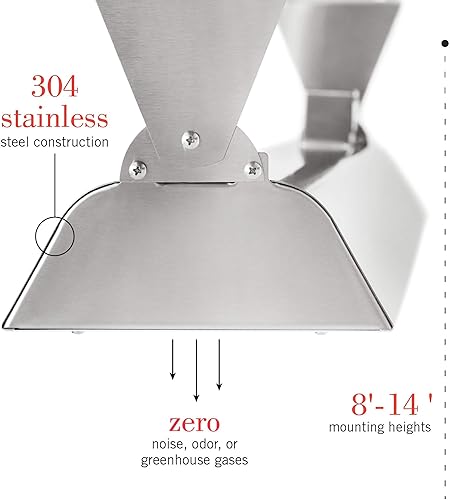 Miniatura 5 de Infratech WD-Series Dual Element Acero Inoxidable 61,25" 6000 vatios Calentadores al aire libre eléctricos