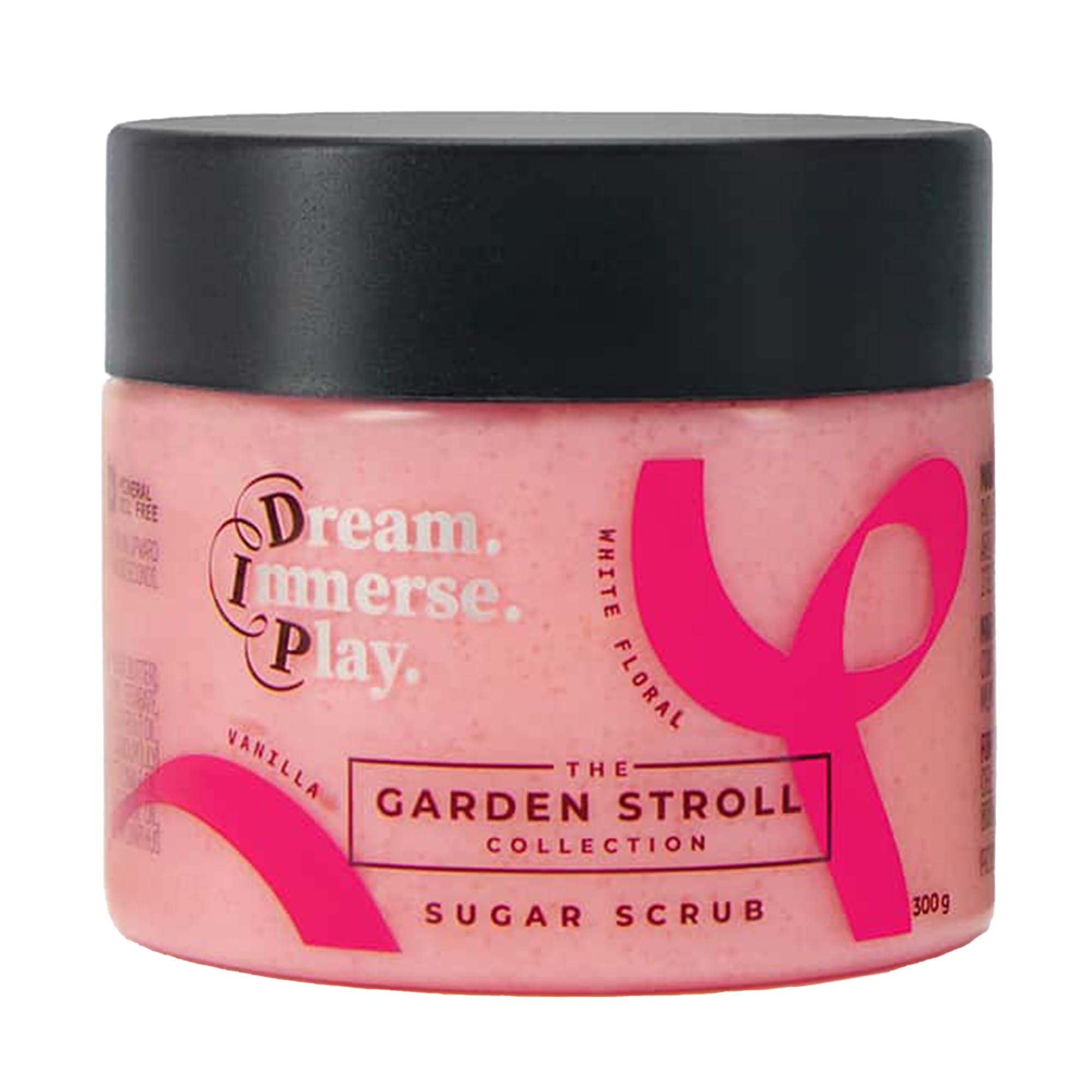 Dream. Immerse. Play Garden Stroll - Sugar Scrub - White Florals & Vanilla - With Exfoliating Sugar Crystals - For Varied Skin Types-image-43