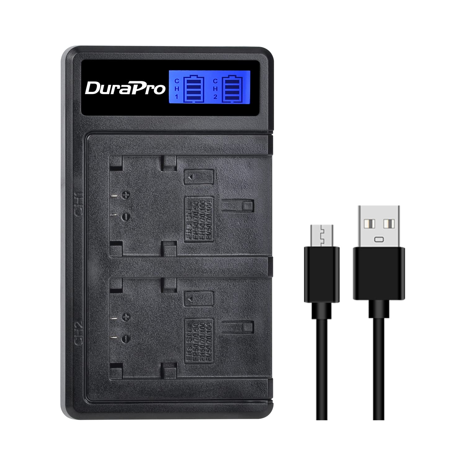 DuraPro 2 szt. 2500 mAh NP-FV70 NP FV70 akumulator + LCD USB ładowarka do Sony NP-FV50 FV30, FV100; seria V, kamera do telefonu komórkowego HDR-CX230 HDR-CX150E HDR-CX170 CX300 Z1