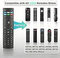 Vista 3 de Replacement for Vizio Smart TV Remote Control, XRT136 Remote for All Vizio D, V, M, P, PX, E Series TV
