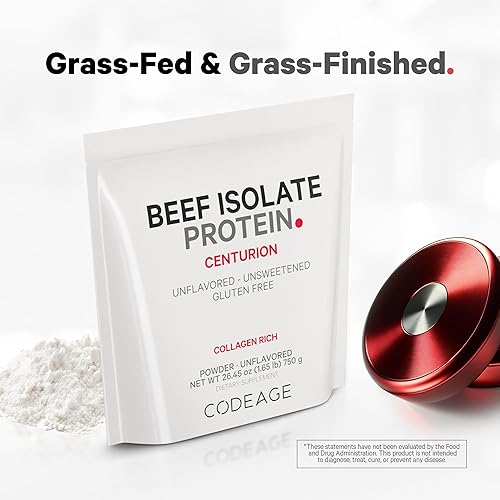 Miniatura 5 de Codeage Suplemento de proteína aislada de carne alimentada con pasto  20 aminoácidos, rico en colágeno  Atletas y deportes  Suplemento de proteína