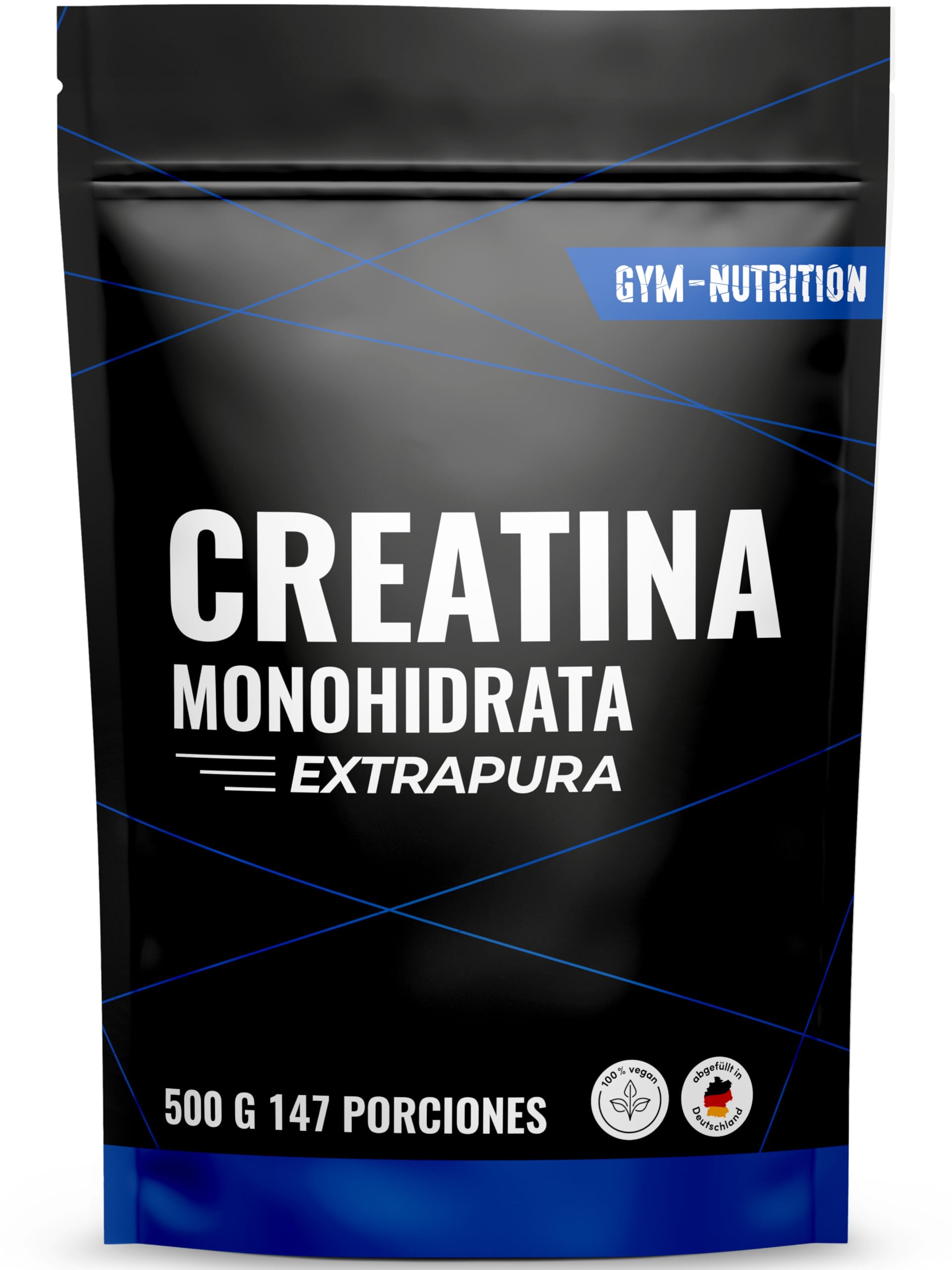 Creatina Vegana Extrapura 500g: Potencia y Pureza Alemana