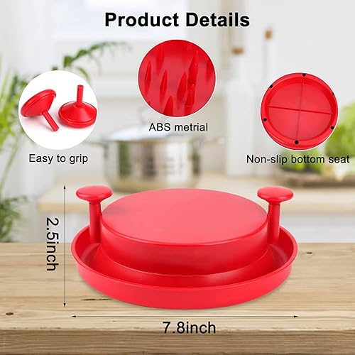 Miniatura 2 de GARENT Trituradora de pollo alternativa a la trituradora de carne de garras de oso herramienta de trituración de carne con asas y base