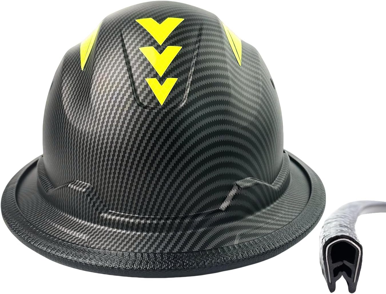 Full Brim Hard Hat Edge Protection Strip Guard Strip 36.6in Hard Hat Accessories for Hat Protection Not Including Hardhat