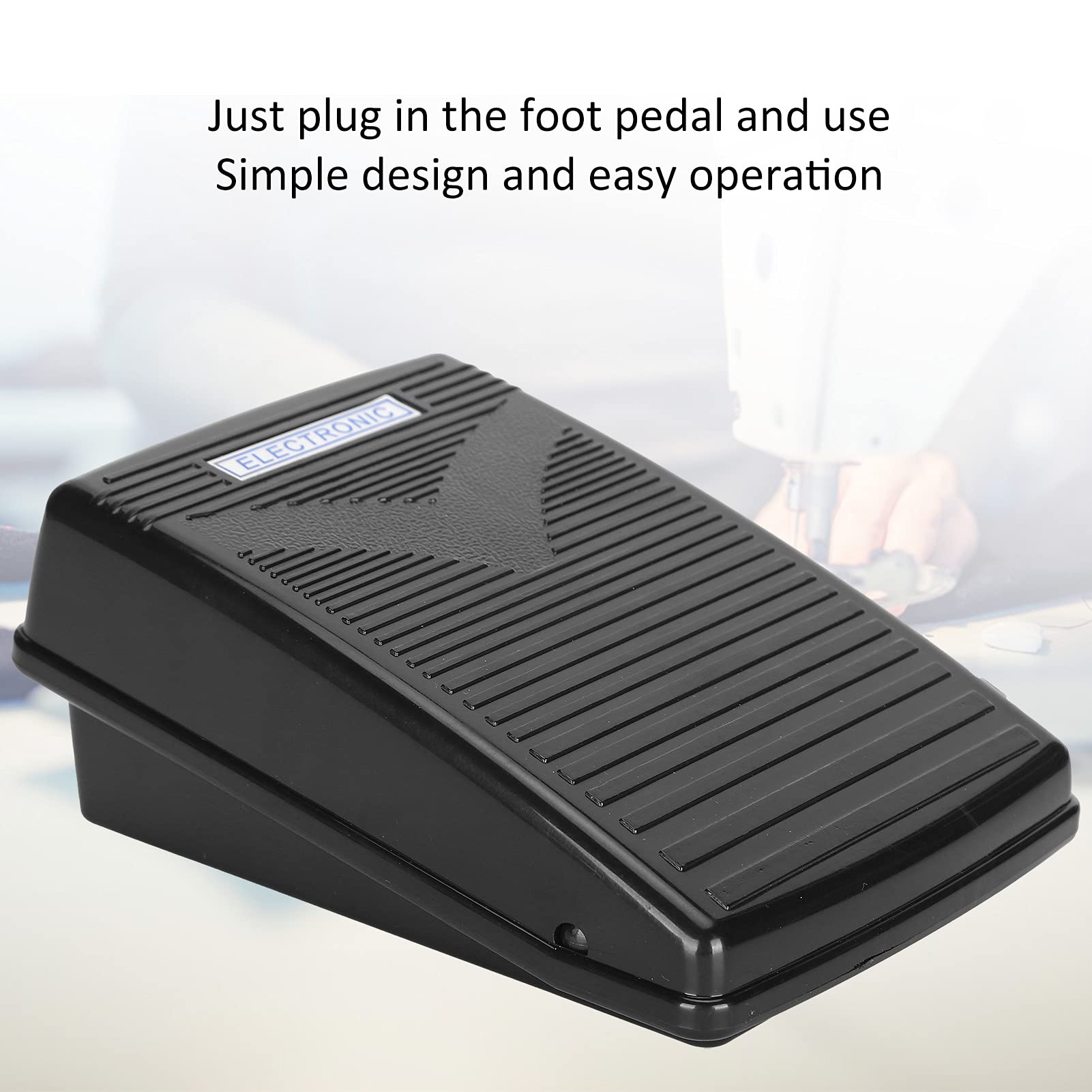 Alomejor Pedale di Comando a Pedale Multifunzionale per Macchina da Cucire Durevole per Uso Domestico Materiale ABS