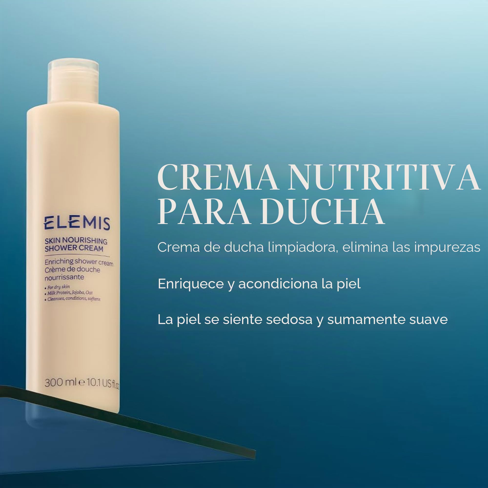 ELEMIS Skin Nourishing Shower Cream, Crema de Ducha Nutritiva 300ml