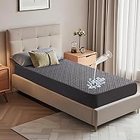 Vista 8 de Protector de colchón impermeable, protector de colchón tamaño Queen ajustado de 6 a 18 pulgadas de profundidad, tela de aire 3D transpirable, funda