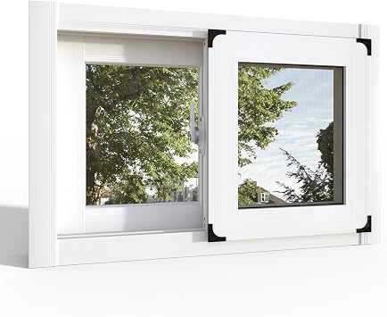 Basement Window for House, 23.62 x 35.43IN Aluminum Sliding Window | With Double Pane Insulated Tempered Glass and Screen, Horizontal Replacement Window for Basement Bathroom Home RV Garage