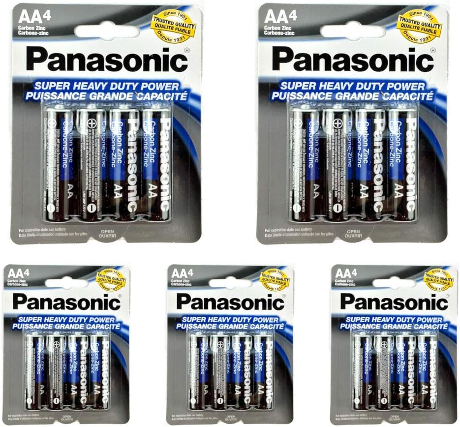 20pc AA Batteries Super Heavy Duty Power Carbon Zinc Double A Battery 1.5v