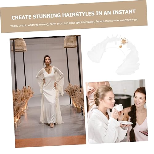 Miniatura 9 de Abaodam Diadema de Nuestra Señora para Halloween, accesorios para el cabello, para niñas, para Halloween, disfraz de ángel, para boda, decoración de