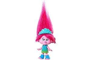 Mattel DreamWorks Trolls Band Together Queen Poppy Small Doll with Removable Outfit & Plush Hair