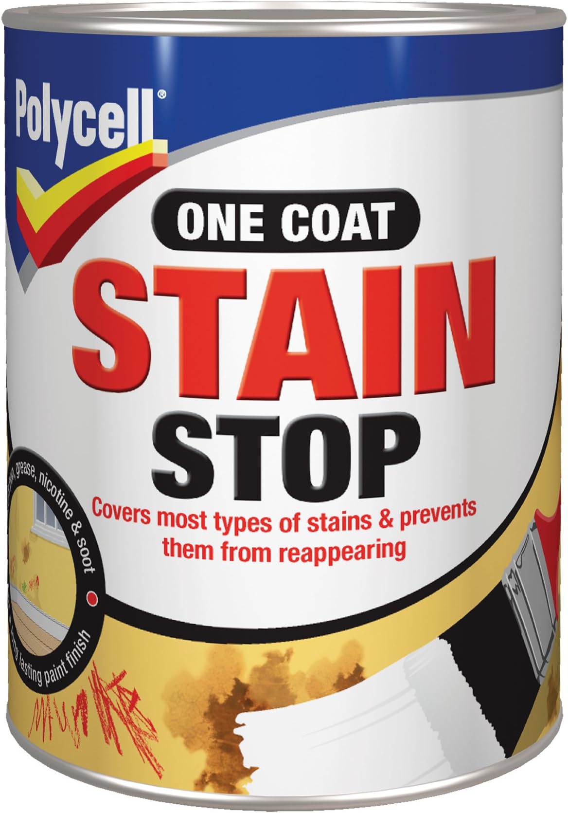 Polycell One Coat Stain Stop 1L