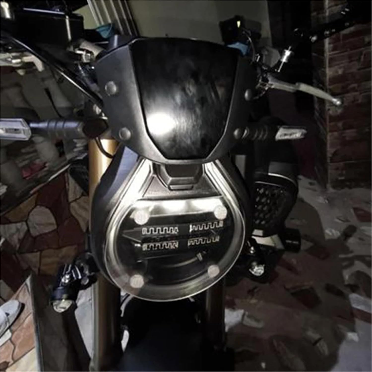 CB650R CB 650R 650 R 2024 2025 対応スポーツウインドシールド ウインドスクリーン メーターバイザー フ