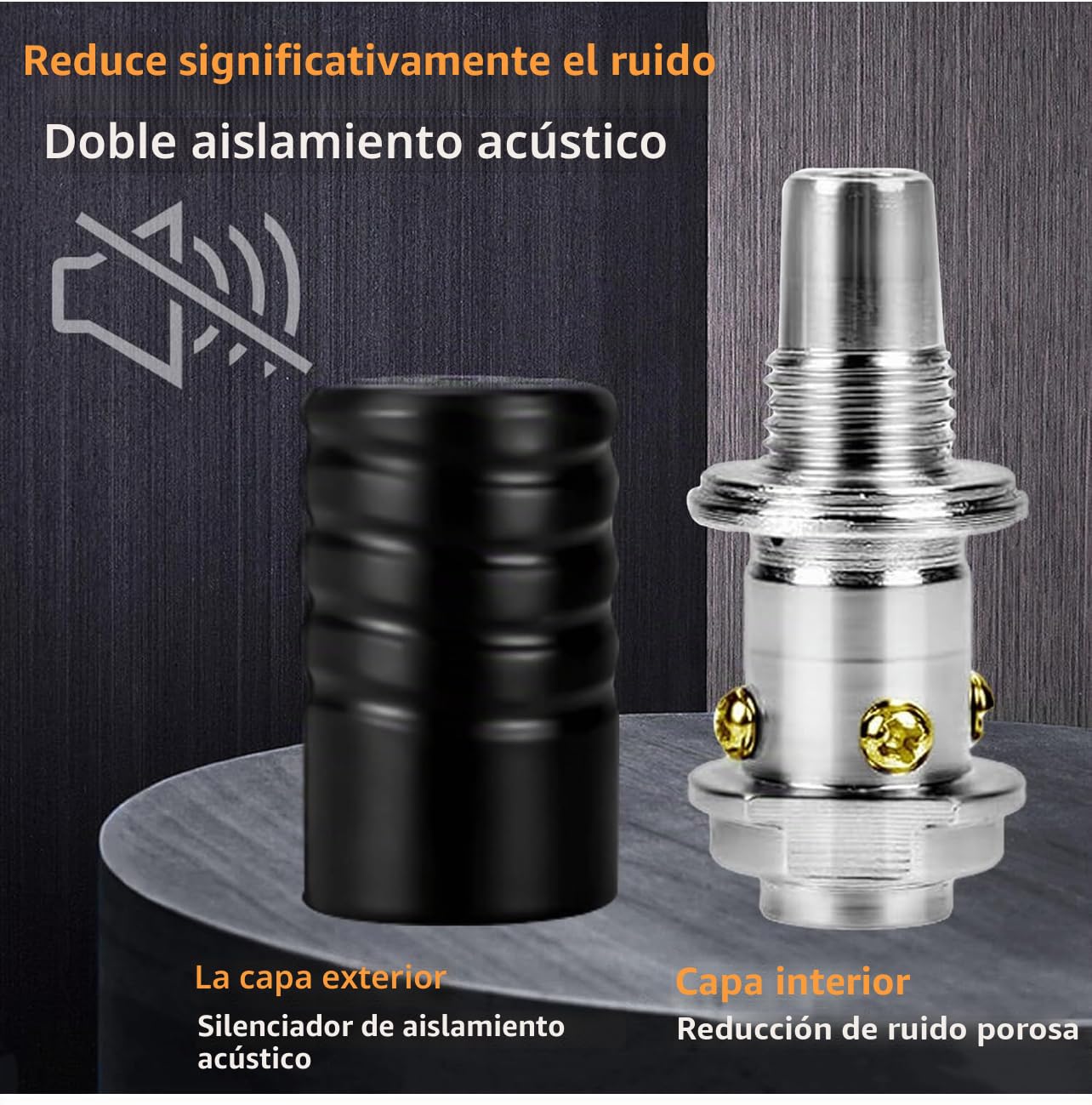 Bdit - Accesorios para pistola de clavos, clavadora de aire comprimido manual, dispara clavos para hormigón y hierro, clavadora con 10 clavos redondos – para acero y hormigón – Fácil de usar
