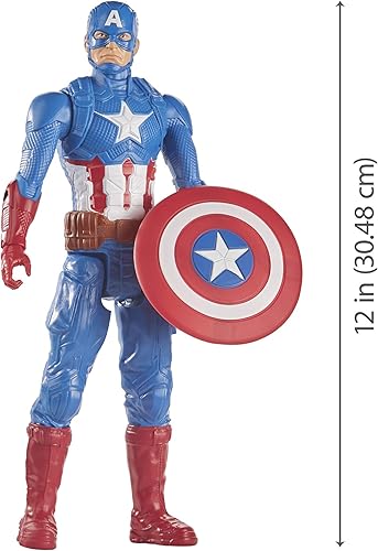 Vista 13 de Marvel Avengers Titan Hero Series Blast Gear - Figura de acción del Capitán América