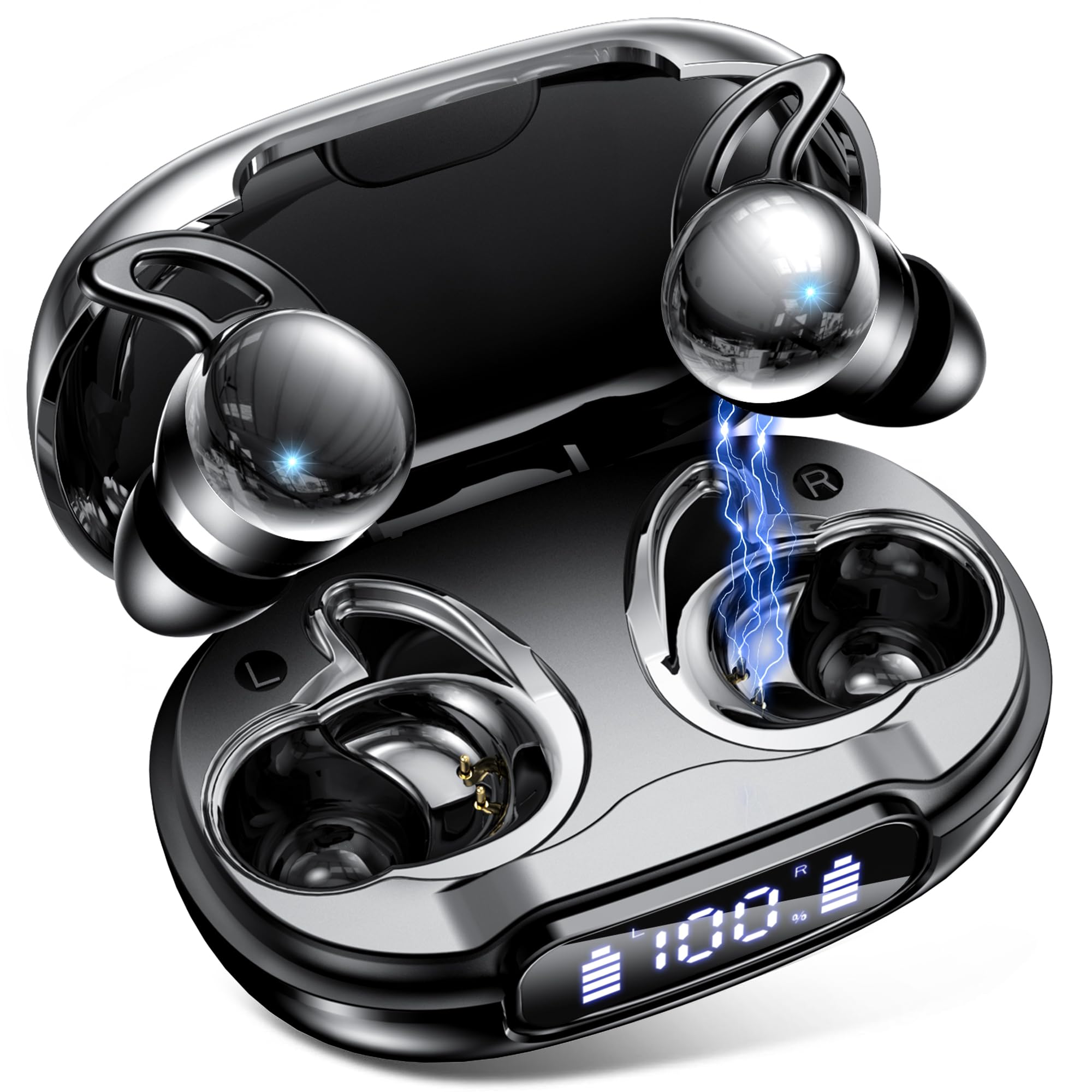 MAIJOFO Sleep Earbuds Carbon Fiber Black