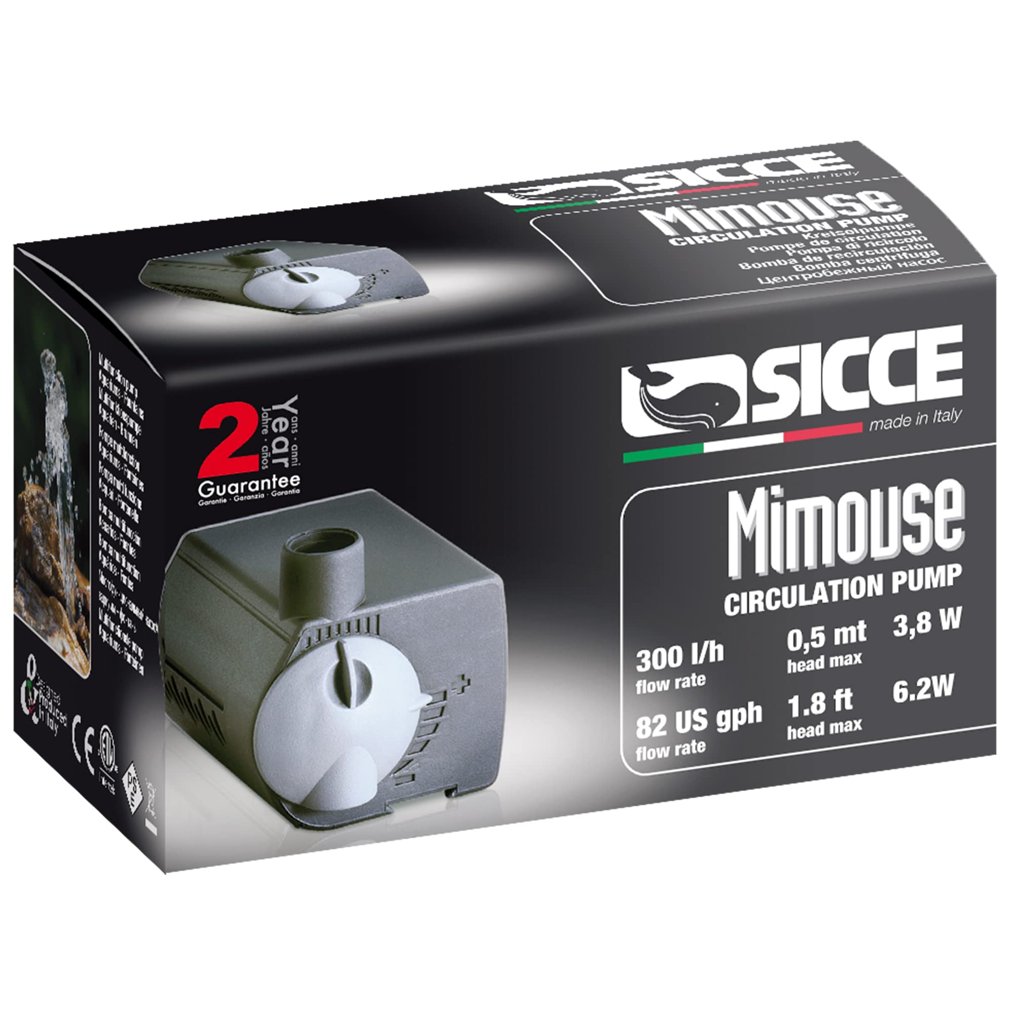Bertoni PRT Mi Mouse Fountain Pump, One Size, Multi-Colour