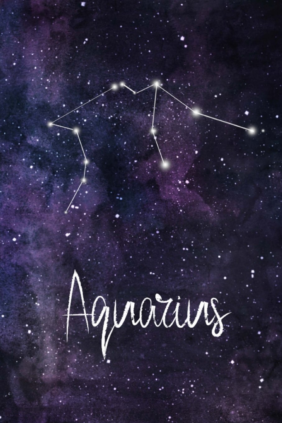 Aquarius: Constellation Journal or Notebook, Deep Space and Aquarius Design, Blank Journal or Personal Notebook, 6"x9", 150 Blank Pages
