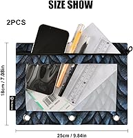 Vista 48 de Binder Pouch Purple Gold Shine Marble File Folder Sturdy Pencil Pouch for 3 Ring Binder Clear Window Office Desk Supplies Case Memento Holder with