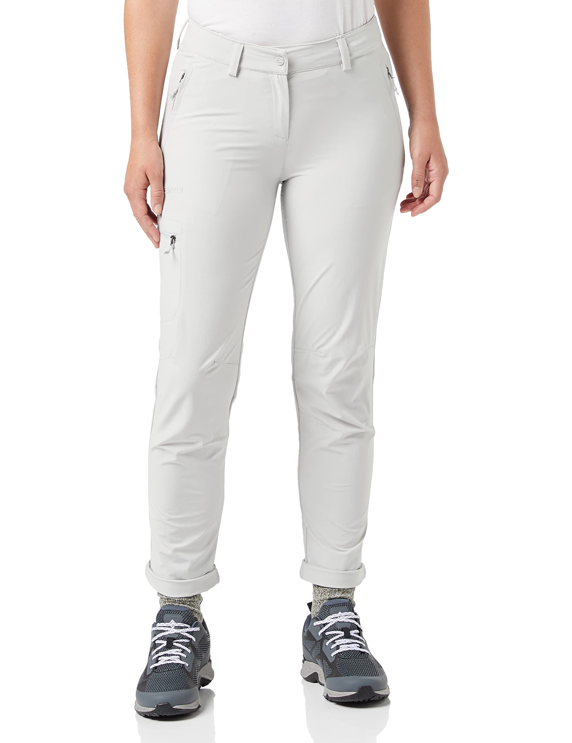 Schöffel Ascona Women's Trousers, Womens, 12600, gray violet, 46 (EU)