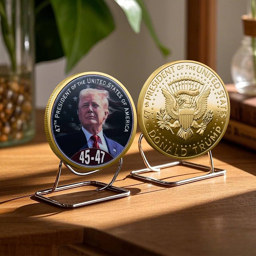 トランプ　WANTED Navy Pride Potus Donald J. Trump 45th And 47th Coin | Navy