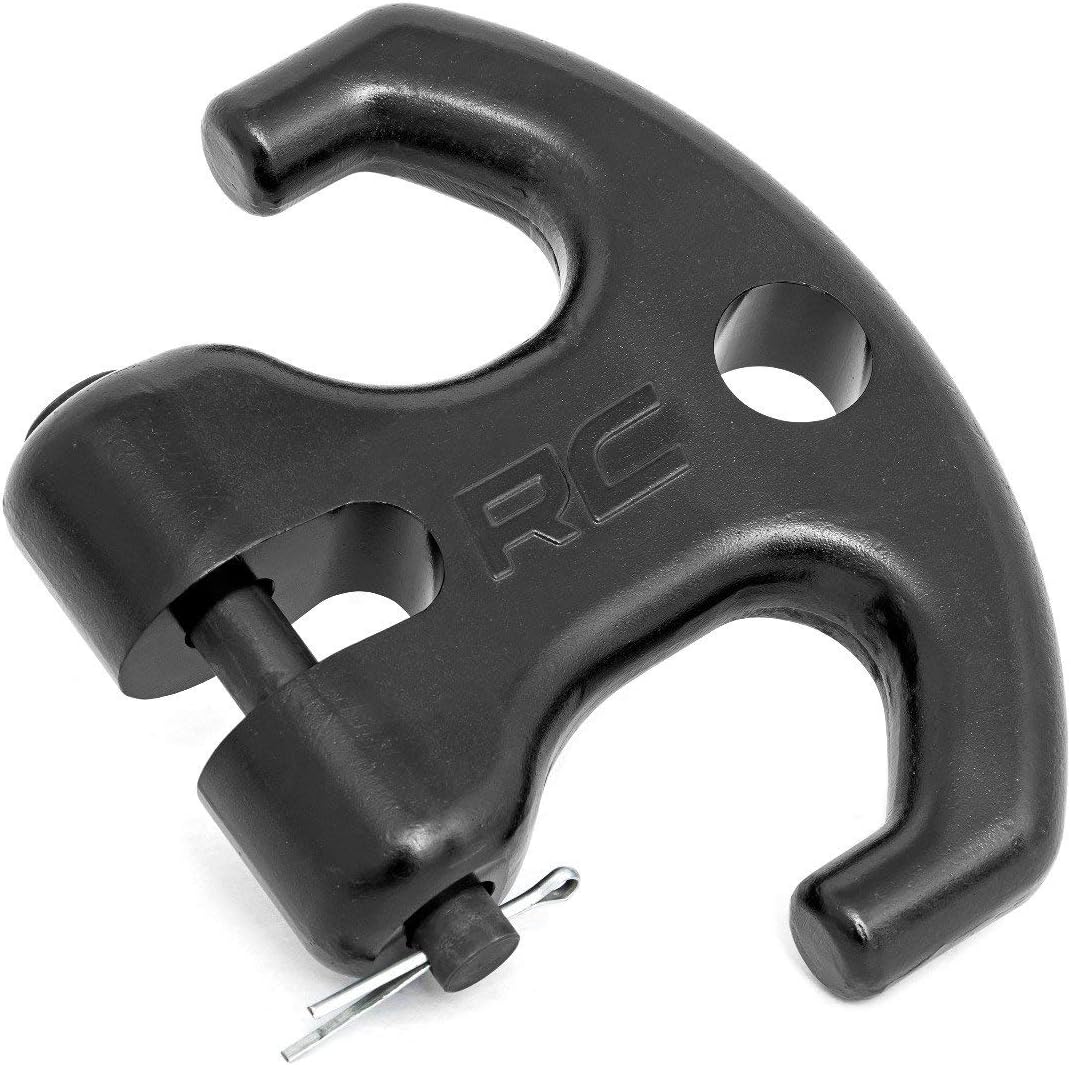 Rough Country Multi-Function Winch Cleat w/Rubber Isolator | Black - RS175B