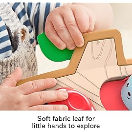 Fisher-Price Baby Toy Hide & Peek Pop-Up Animal-Themed Sensory Activity with Wood Accents & Sounds for Ages 9+ Months (Amazon Exclusive)