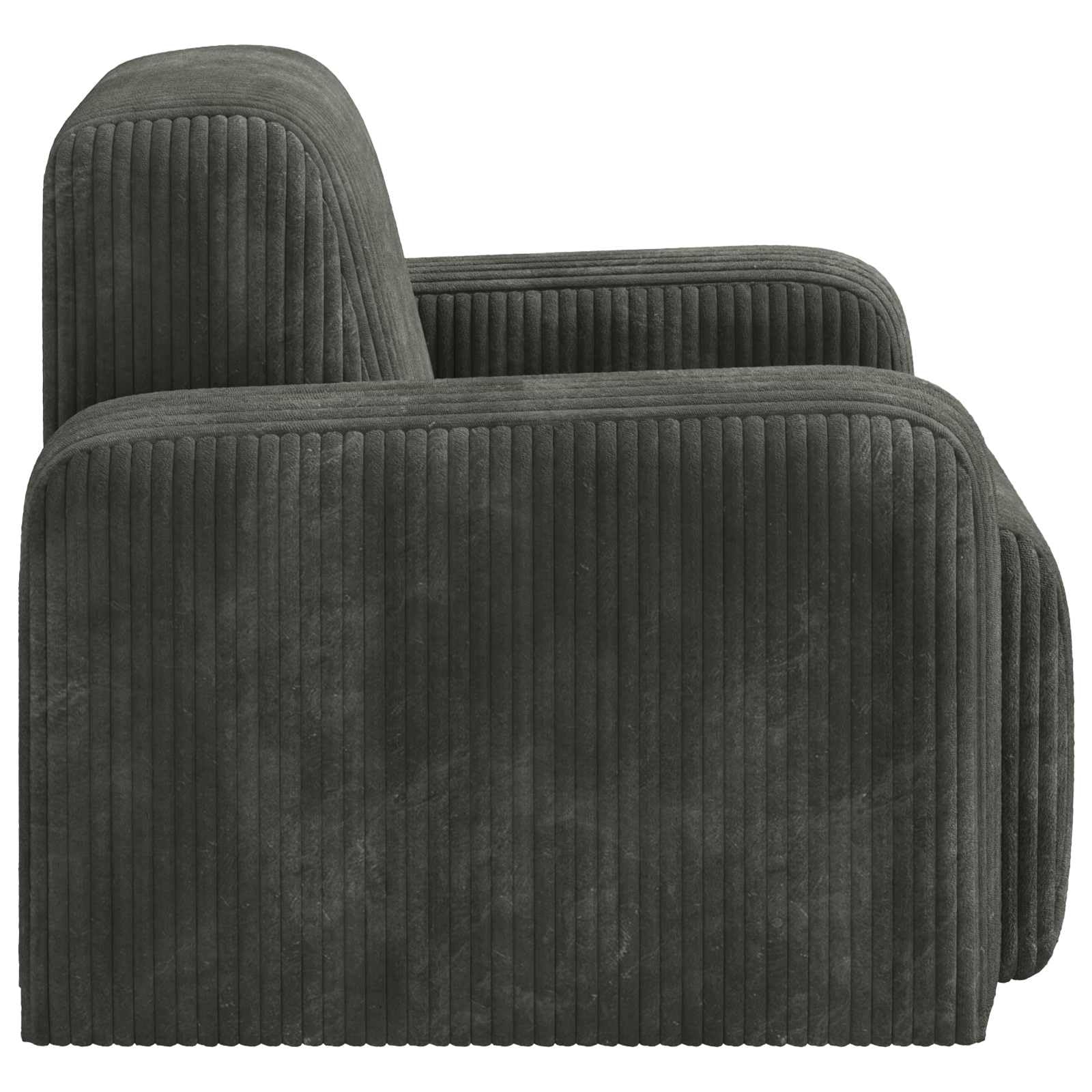 vidaXL Sessel Anthrazit Cord, Moderne Sessel, stylische Sitzgelegenheit für Wohnzimmer, Schlafzimmer, eleganter Lounge-Stuhl, weicher Komfort