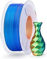 Vista 10 de ELEGOO Filamento PLA Seda Cobre 1.75mm 1KG, Filamento para Impresora 3D con Precisión Dimensional +/- 0.02mm, Carrete de 1kg (2.2lbs) Compatible